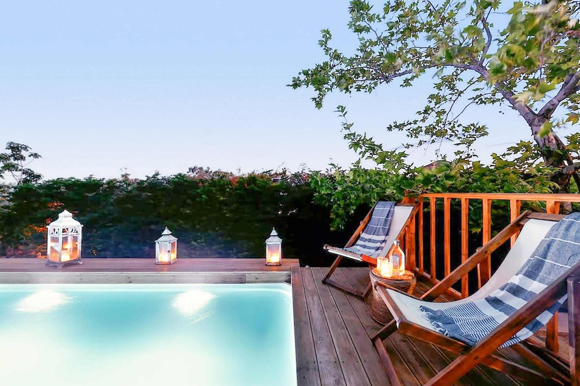 Navarino Captains Villa - Lux Private Pool Retreat Marathopoli Exterior foto